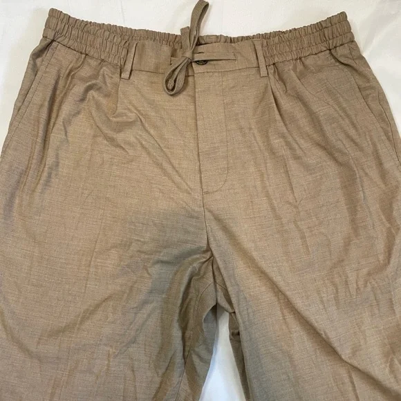 Tasso Elba size medium tan straight leg pants - Picture 2 of 5